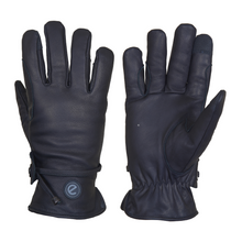 Load image into Gallery viewer, eQUEST GripPro Western Leather Riding Gloves – Black | Unlined | Touchscreen