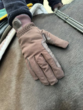 Load image into Gallery viewer, eQUEST Waterproof Riding & Yard Gloves – Brown | Warm, Grippy & Touchscreen