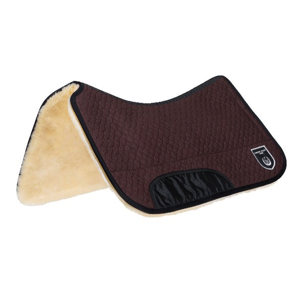 Sheepskin western saddle pad deals