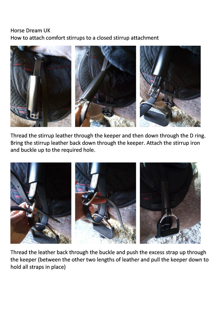 Leather Keepers for Stirrup Leathers Horsedream UK