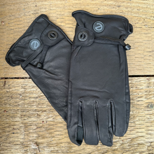 Load image into Gallery viewer, eQUEST GripPro Western Leather Riding Gloves – Black | Unlined | Touchscreen