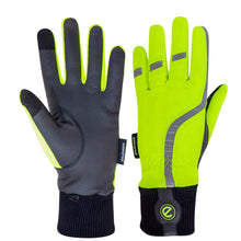 Load image into Gallery viewer, eQUEST Waterproof Hi-Vis Riding & Yard Gloves – Hi-Vis Yellow | Warm & Reflective