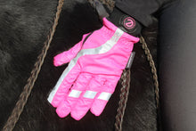 Load image into Gallery viewer, eQUEST Waterproof Hi-Vis Riding & Yard Gloves – Hi-Vis Reflective Pink | Warm & Reflective