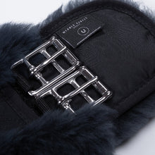 Load image into Gallery viewer, Werner Christ Horse Sheepskin contoured dressage girth with new logo