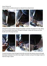 Load image into Gallery viewer, Comfort Stirrup Leathers for our Bareback pads