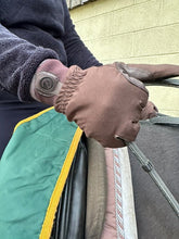Load image into Gallery viewer, eQUEST Waterproof Riding &amp; Yard Gloves – Brown | Warm, Grippy &amp; Touchscreen