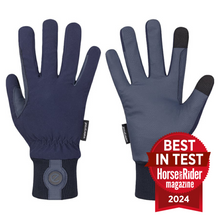 Load image into Gallery viewer, eQUEST Waterproof Riding &amp; Yard Gloves – Blue | Warm, Grippy &amp; Touchscreen