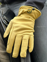 Load image into Gallery viewer, eQUEST GripPro Western Leather Riding Gloves – Classic Yellow | Thinsulate Lined | Touchscreen
