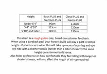 Load image into Gallery viewer, Comfort Stirrup Leathers for Iberica PLUS and Cloud Bareback pads