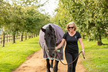 Load image into Gallery viewer, 100g Lightweight Turnout Combo rug with Neck