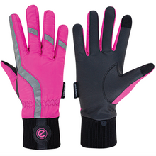 Load image into Gallery viewer, eQUEST Waterproof Hi-Vis Riding &amp; Yard Gloves – Hi-Vis Reflective Pink | Warm &amp; Reflective