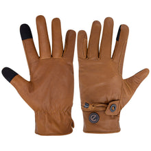 Load image into Gallery viewer, eQUEST GripPro Western Leather Riding Gloves – Tan | Unlined | Touchscreen