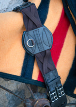 Load image into Gallery viewer, Tapestry leather dressage girth