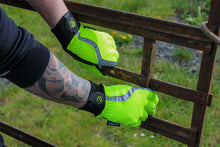 Load image into Gallery viewer, eQUEST Waterproof Hi-Vis Riding &amp; Yard Gloves – Hi-Vis Yellow | Warm &amp; Reflective
