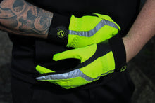 Load image into Gallery viewer, eQUEST Waterproof Hi-Vis Riding &amp; Yard Gloves – Hi-Vis Yellow | Warm &amp; Reflective