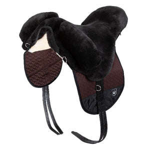 Horse Dream UK Premium PLUS Bareback pad. Sheepskin saddle, manufactured by Werner Christ Lammfelle