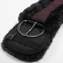 Load image into Gallery viewer, Western Sheepskin Cinch - Half Moon - Brown/brown SALE 15% OFF